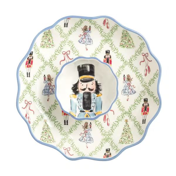 Nutcracker Chip And Dip Set