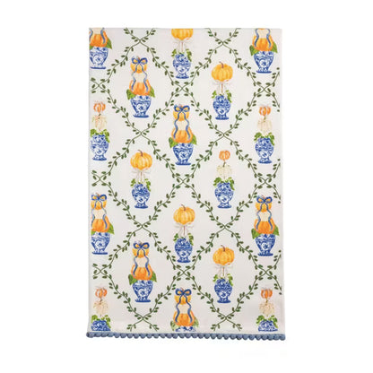 Pumpkin Topiary Towel