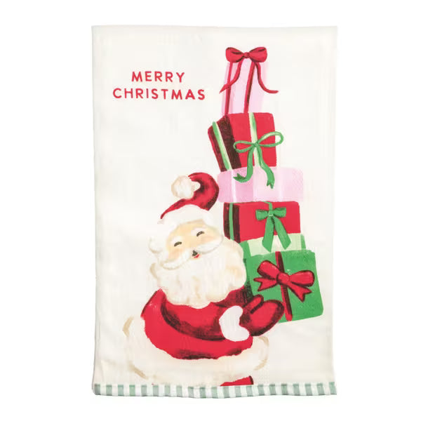 Santa Merry Christmas Towel