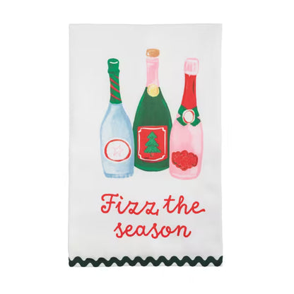 All The Jingle Ladies Glitter Towel