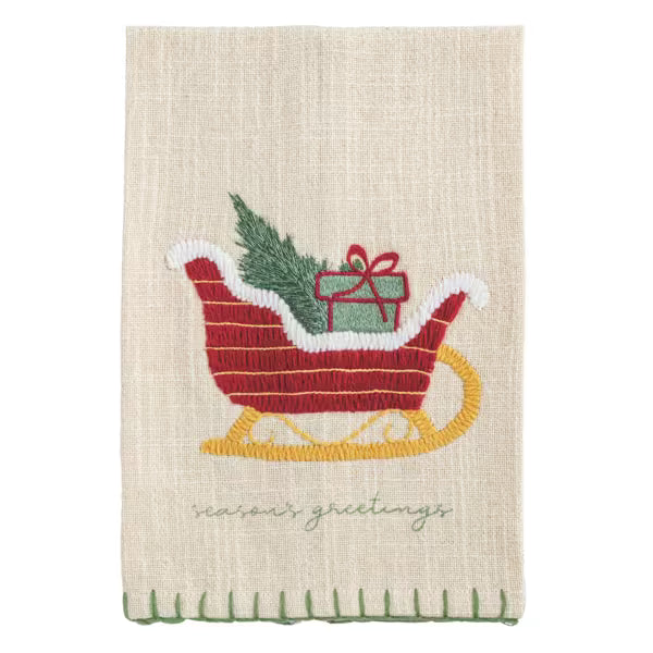Christmas Embroidered Towel