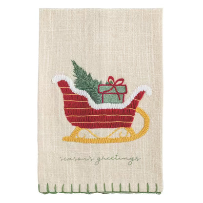 Christmas Embroidered Towel