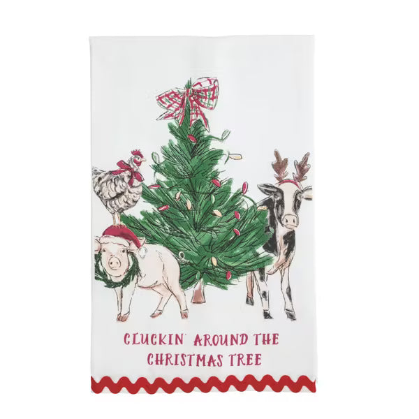 Christmas Ric-Rac Towel