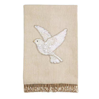 Christmas Beaded Towel