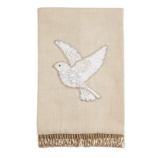 Christmas Beaded Towel