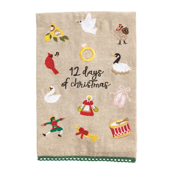 Christmas Embroidered Towel