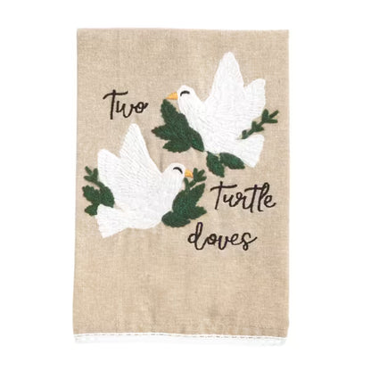 Christmas Embroidered Towel