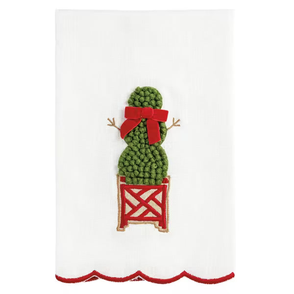 Christmas Topiary Towels