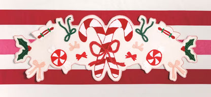 Candy Cane Table Mat