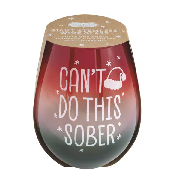 Cheers Giant Holiday Wine Glass