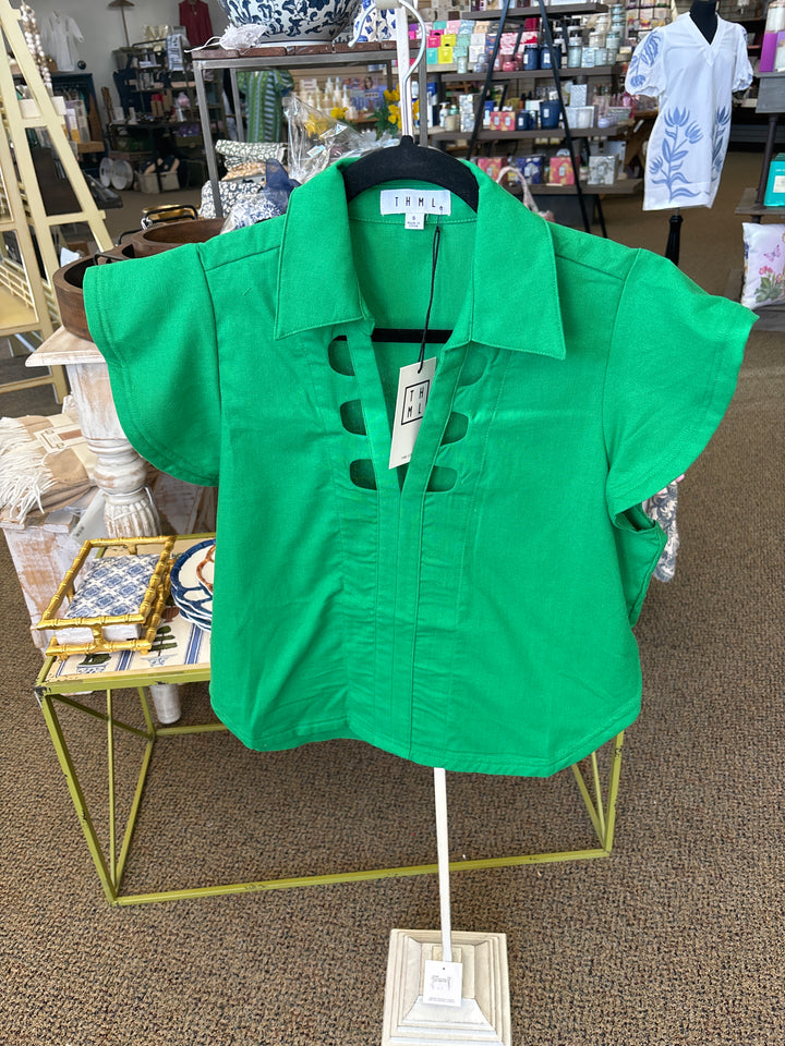 Kelly Green Short Sleeve top