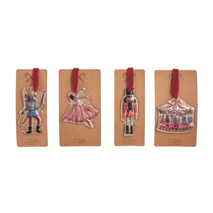 Mud Pie Fused Glass Ornaments