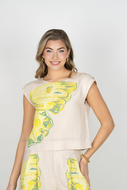 Paisley Pant  - Clouded Yellow Design