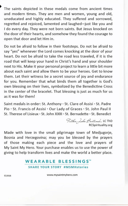 My Saint My Hero                              Saints & Heroes All Saints Bracelet