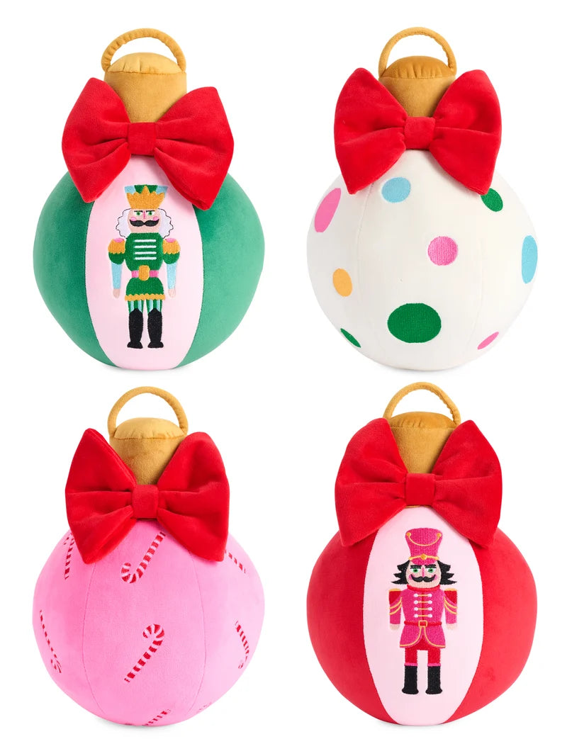 Shiraleah Assorted Small Bauble Pillows, Multi