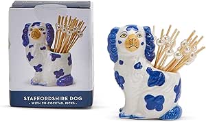 Staffordshire Dog w/20 Picks in Gift Box