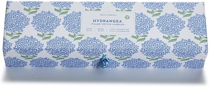 Hydrangea Set of 5 Votive Candles