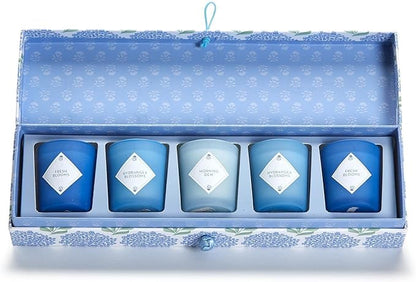 Hydrangea Set of 5 Votive Candles