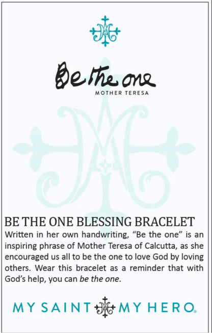 My Saint My Hero                               Be the One Blessing Bracelet
