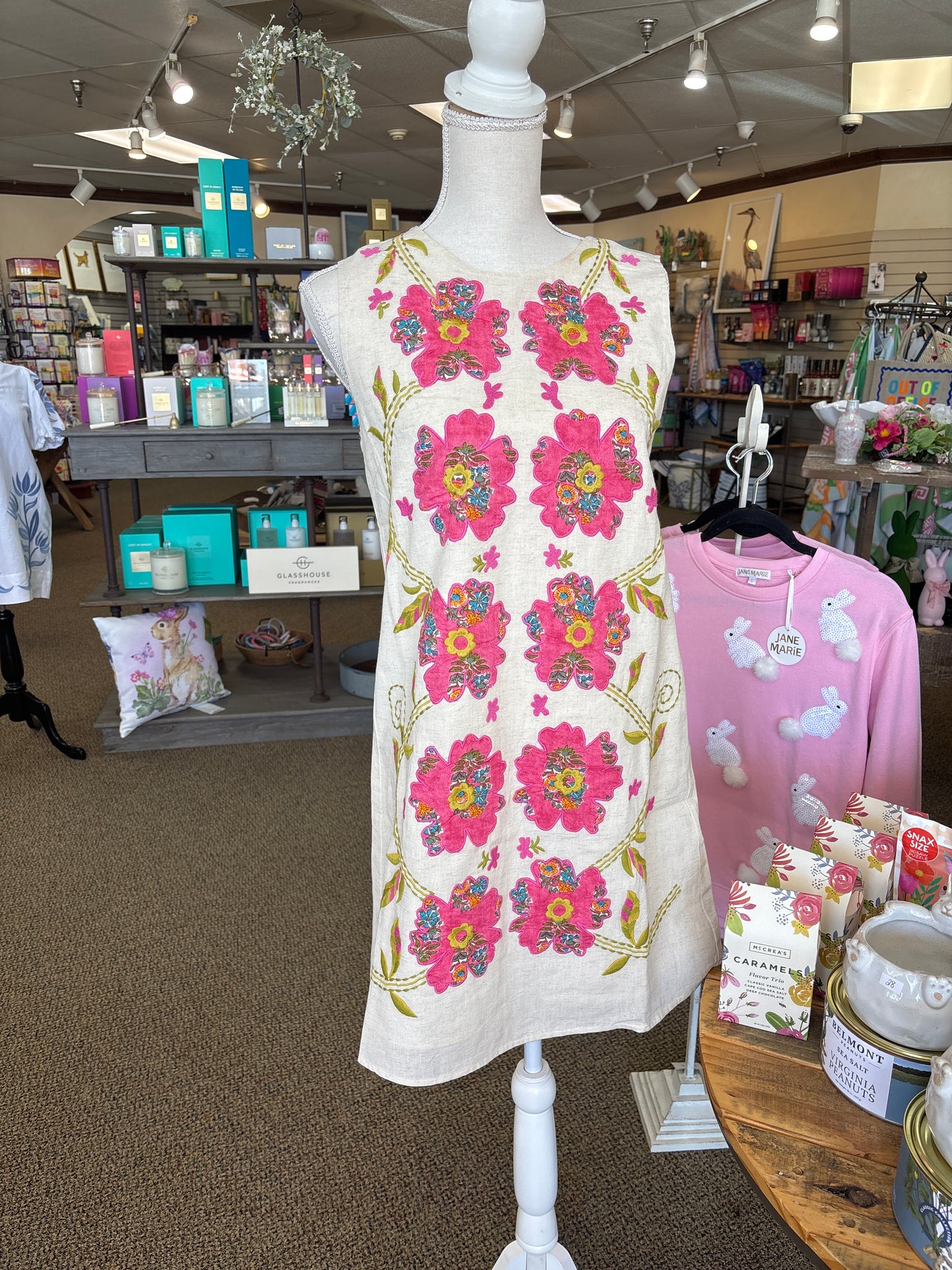 Floral Sleeveless Pattern Dress
