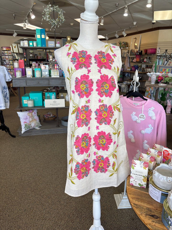 Floral Sleeveless Pattern Dress