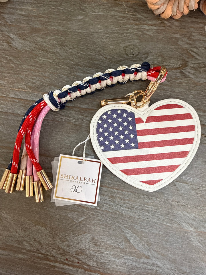 American bag charm/key ring