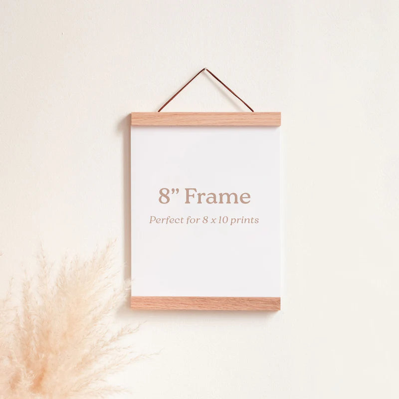 Magnetic Wood Print Frame