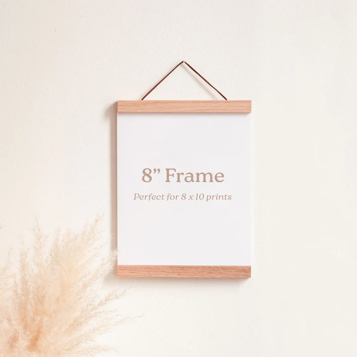 Magnetic Wood Print Frame