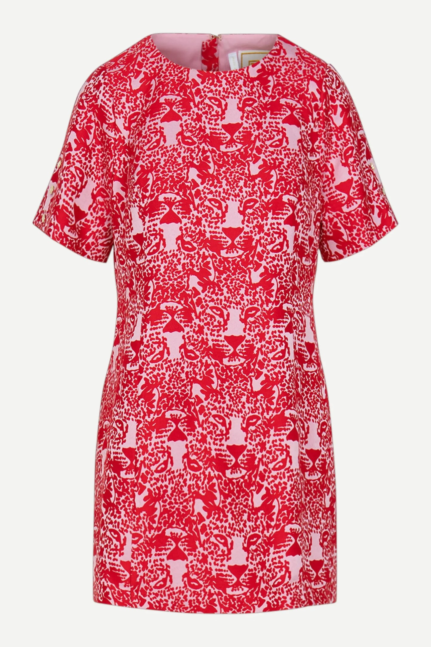 Emily McCarthy Royale Shift Dress, Cheeky Cheetah Jacquard