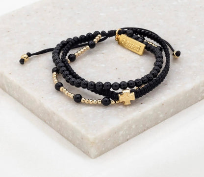 My Saint My Hero                            Be Still Prayer Bracelet                    Black Agate