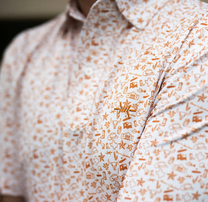 Texas Standard                               TRADITIONS POLO                    TEXAS ICONS BURNT ORANGE