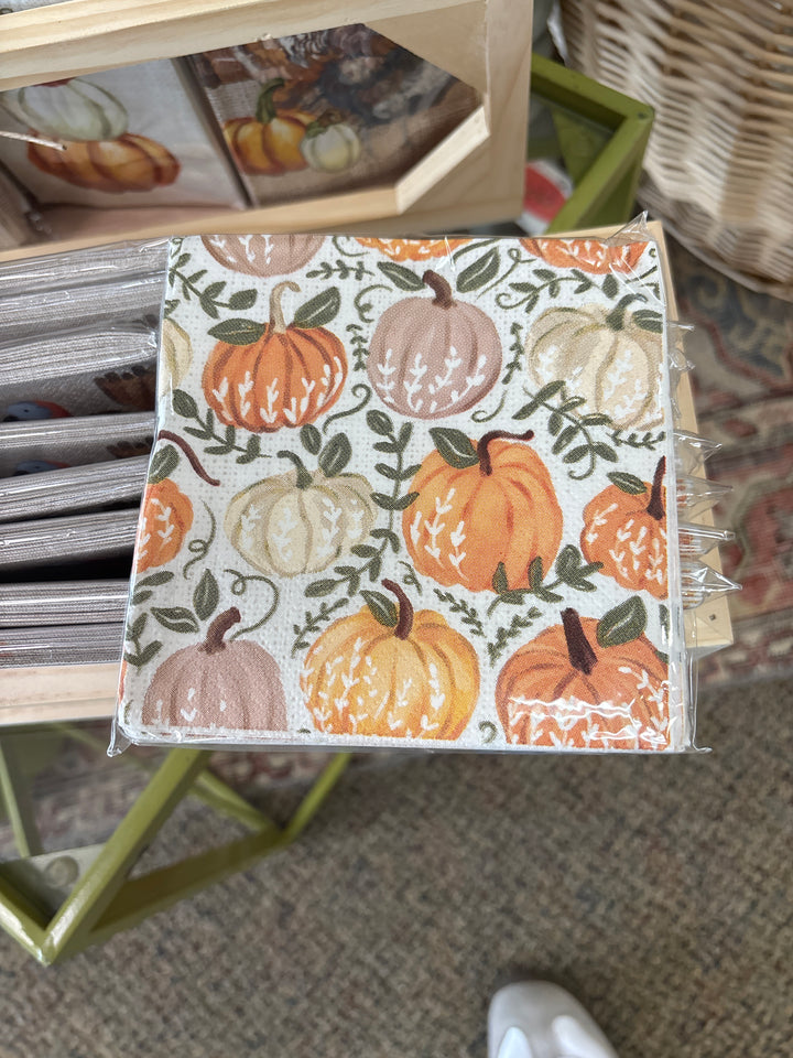 Mud Pie Thanksgiving Cocktail Napkin Set