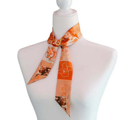 Silk Twill Skinny Scarfs