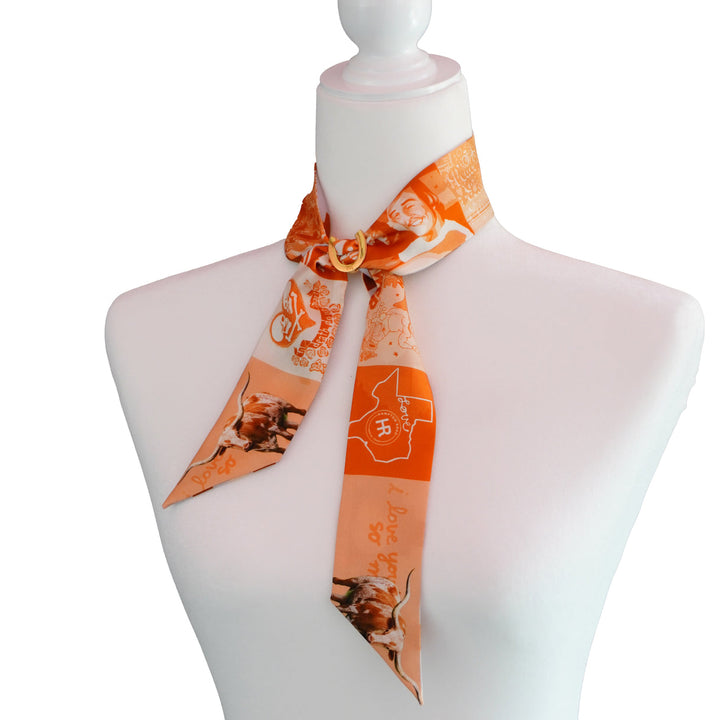 Silk Twill Skinny Scarfs