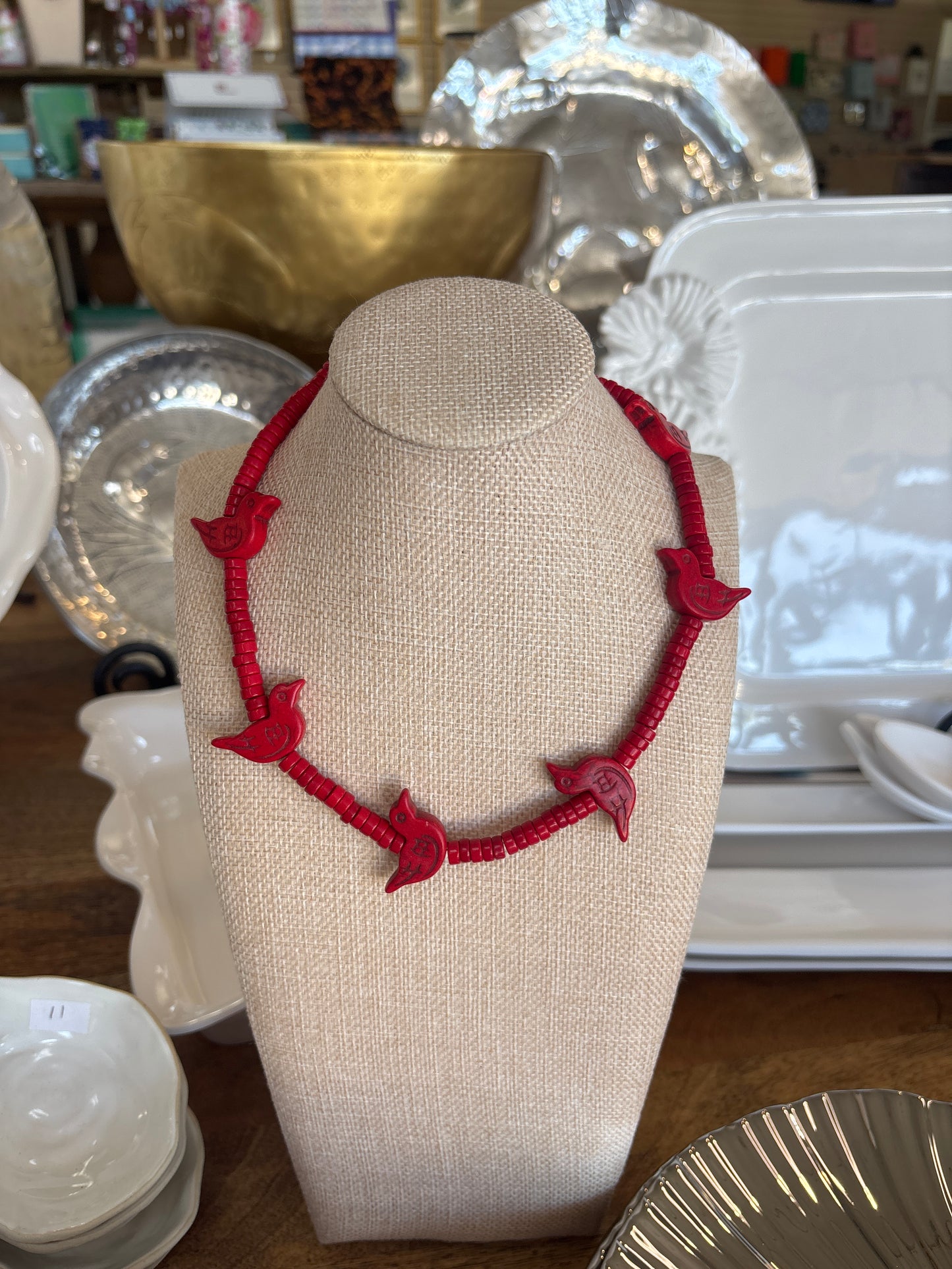 Red Duck Necklace