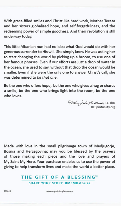 My Saint My Hero                               Be the One Blessing Bracelet