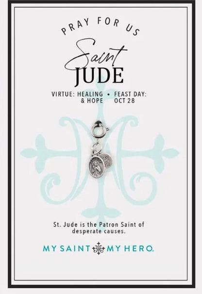 My Saint My Hero                                St Jude Charm