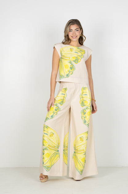 Paisley Pant  - Clouded Yellow Design