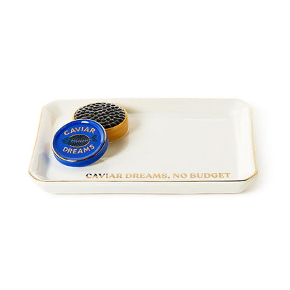 Caviar Dreams Icon Trinket Tray with Saying