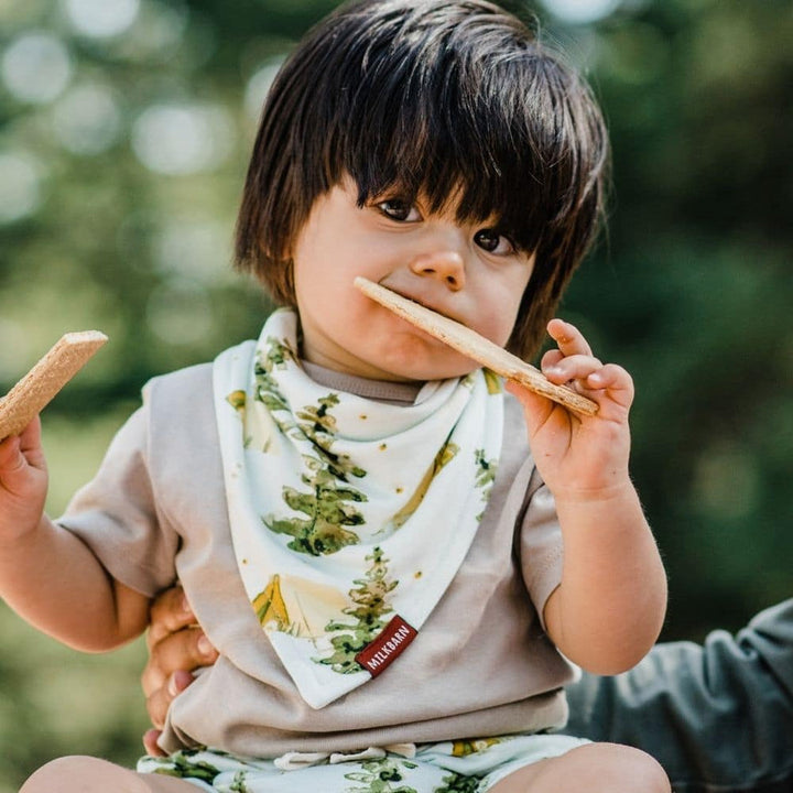 Organic Cotton Three-Layer Kerchief Bib