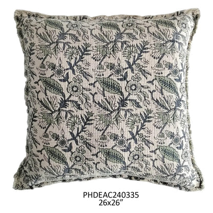 Porch View Botanical Print Pillows