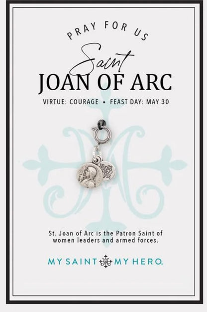My Saint My Hero                                Joan of Arc Charm