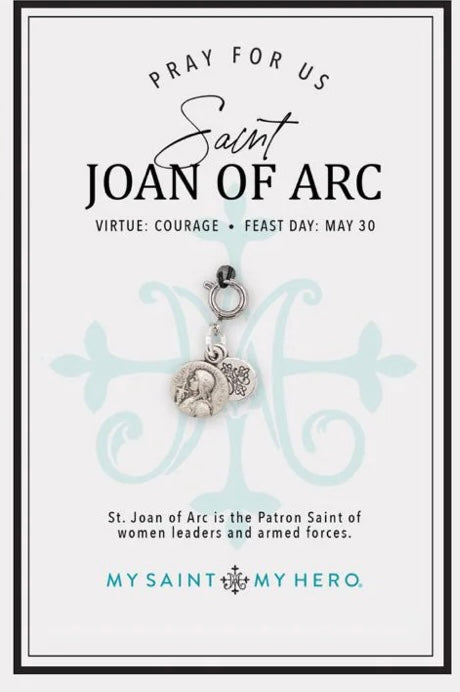 My Saint My Hero                                Joan of Arc Charm
