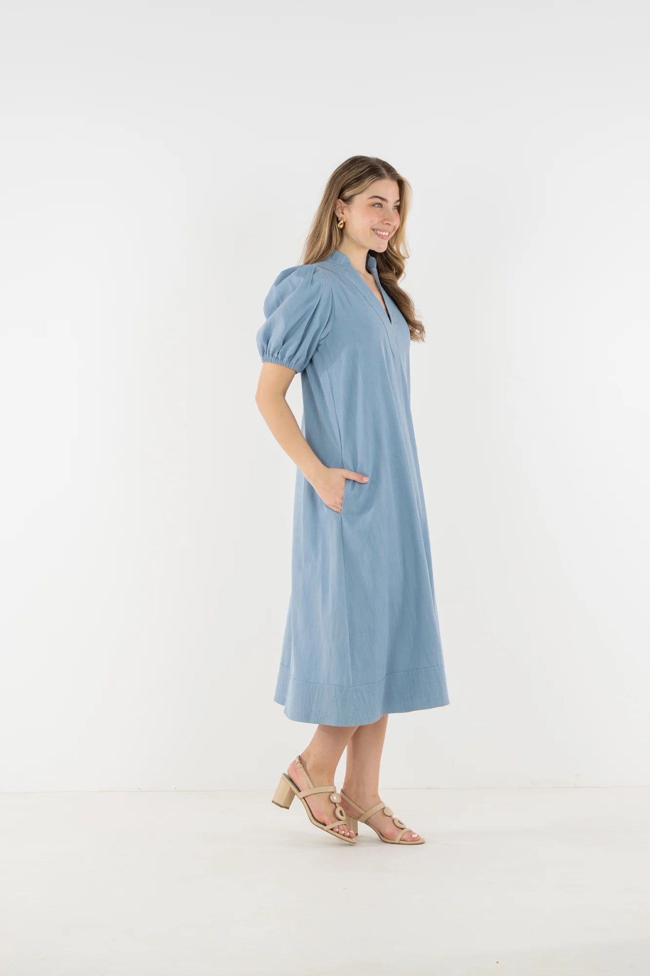 Chambray Denim Hampton Dress