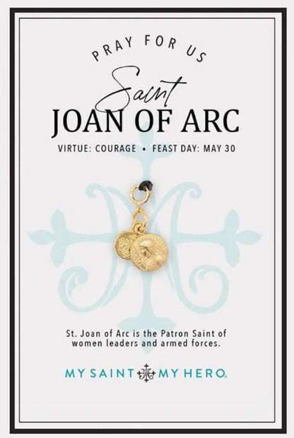 My Saint My Hero                                Joan of Arc Charm
