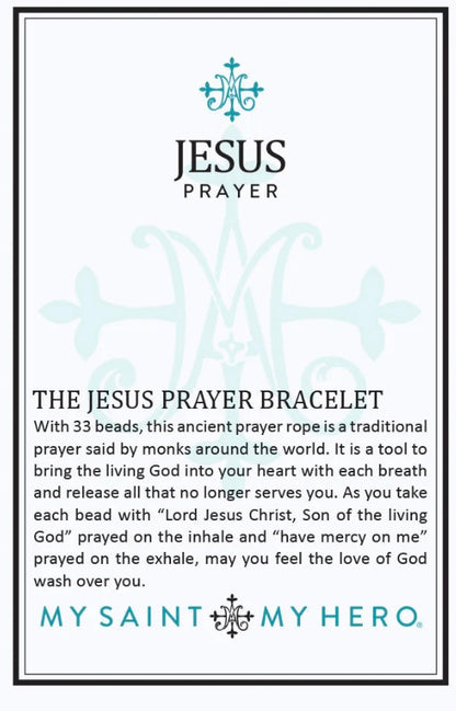 My Saint My Hero                         Jesus Prayer Bracelet