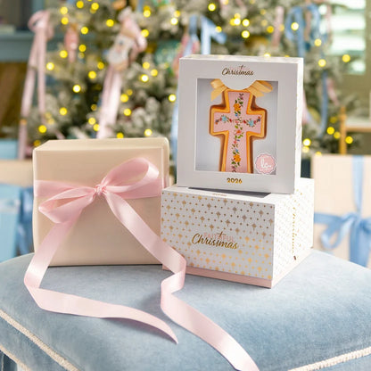 Lauren Clyburn Cross Blown Glass Christmas Ornament – 2026