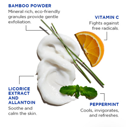 Face Buff Energizing Scrub with Vitamin C & Mint