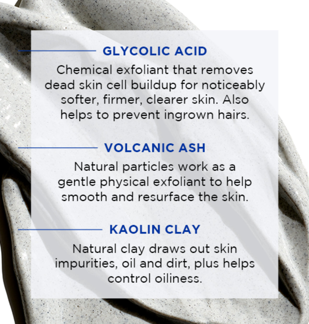 Deep Dive Glycolic Facial Cleanser with Kaolin Clay & Volcanic Ash