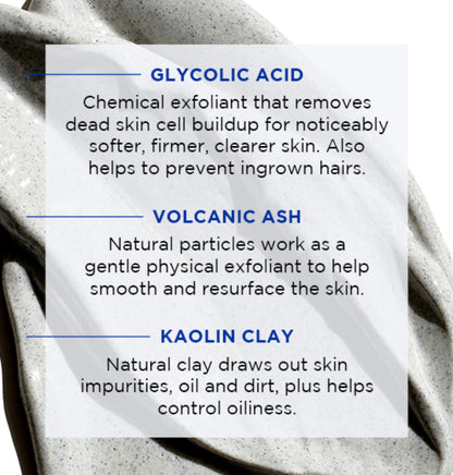 Deep Dive Glycolic Facial Cleanser with Kaolin Clay & Volcanic Ash